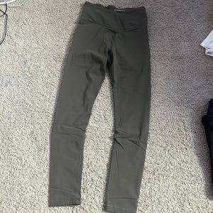 aeropostale leggings, army green